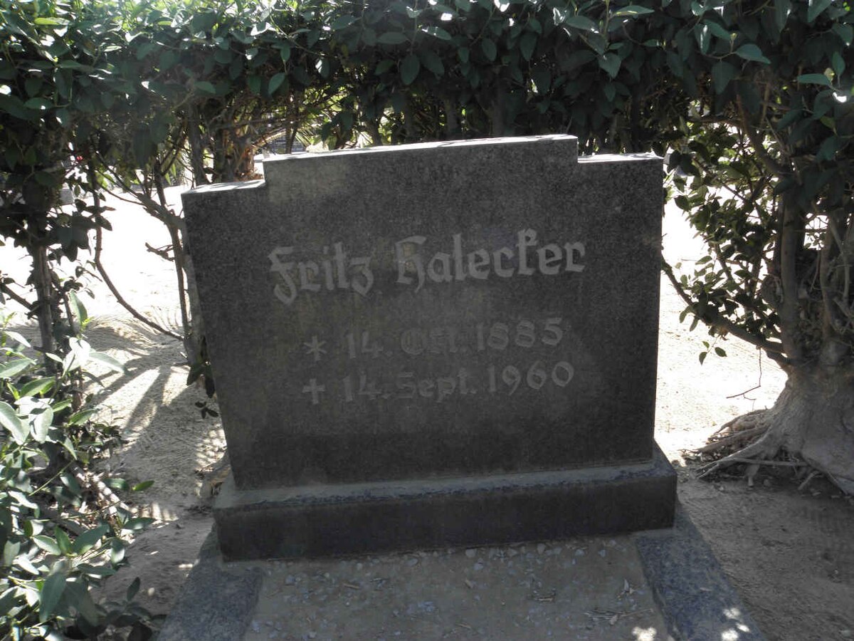 HALECFER Fritz 1885-1960