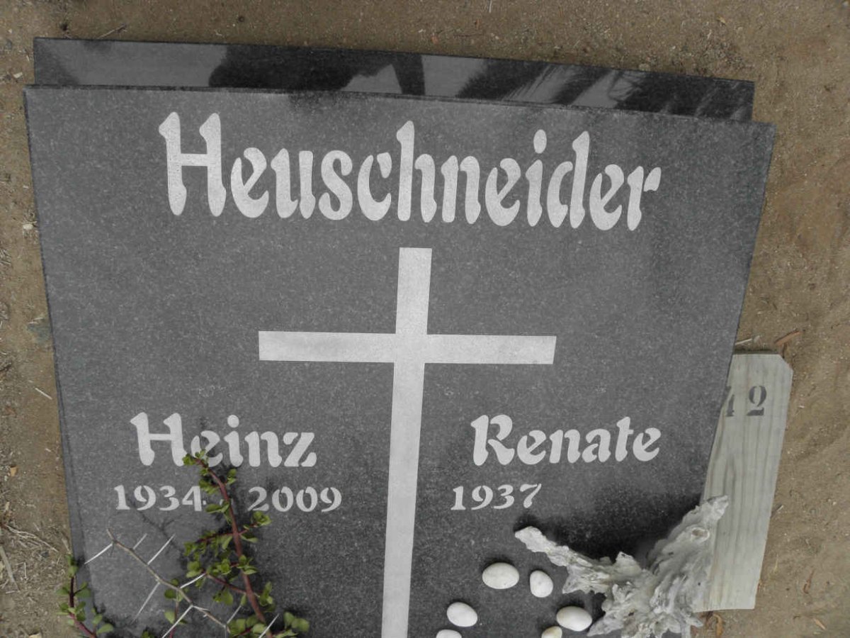 HEUSCHNEIDER Heinz 1934-2009 &amp; Renate 1937-