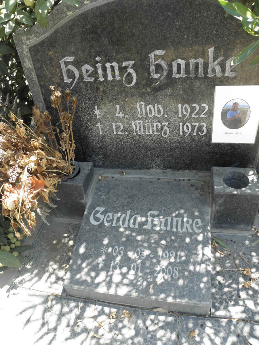 HANKE Heinz 1922-1973 &amp; Gerda 1921-2008