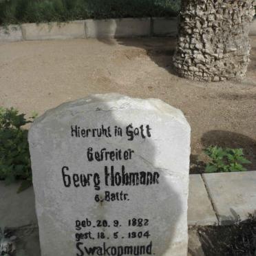 HOHMANN Georg 1882-1904