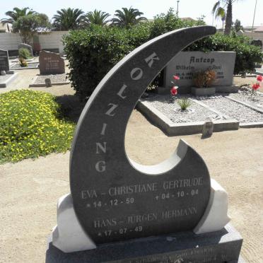 KOLZING Hans-Jurgen Hermann 1949- &amp; Eva-Christine Gertrude 1950-2004 