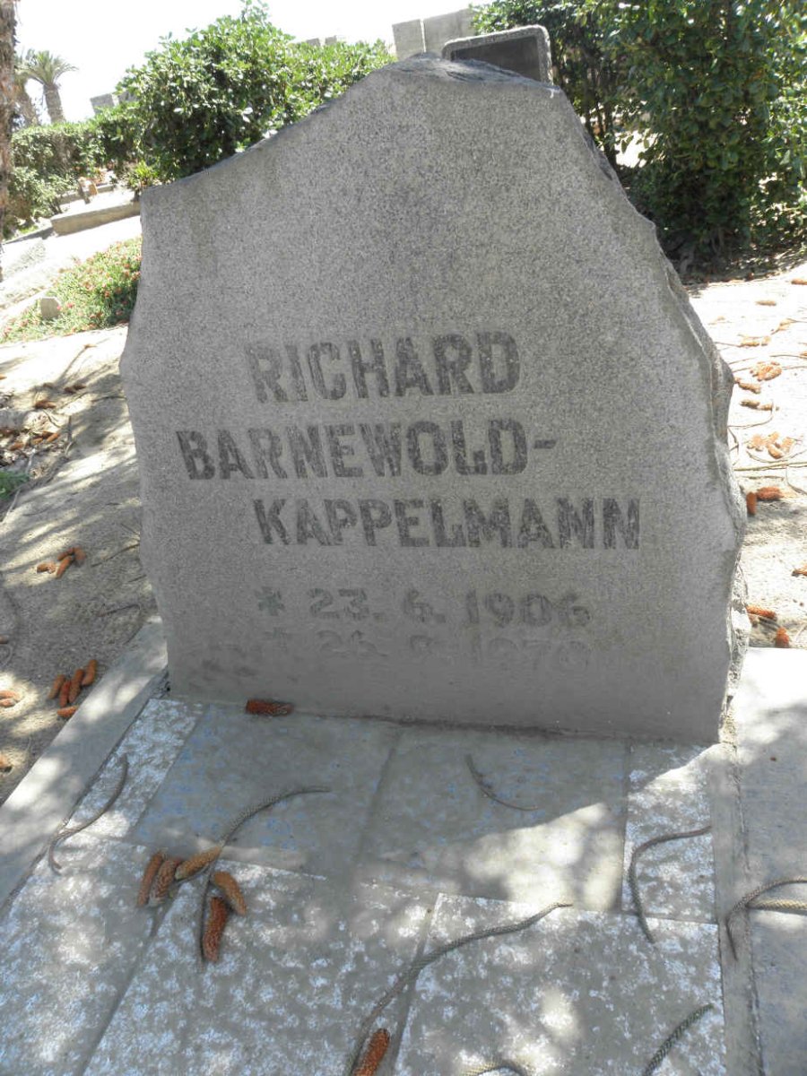 KAPPELMANN Richard, Barnewold 1906-1970