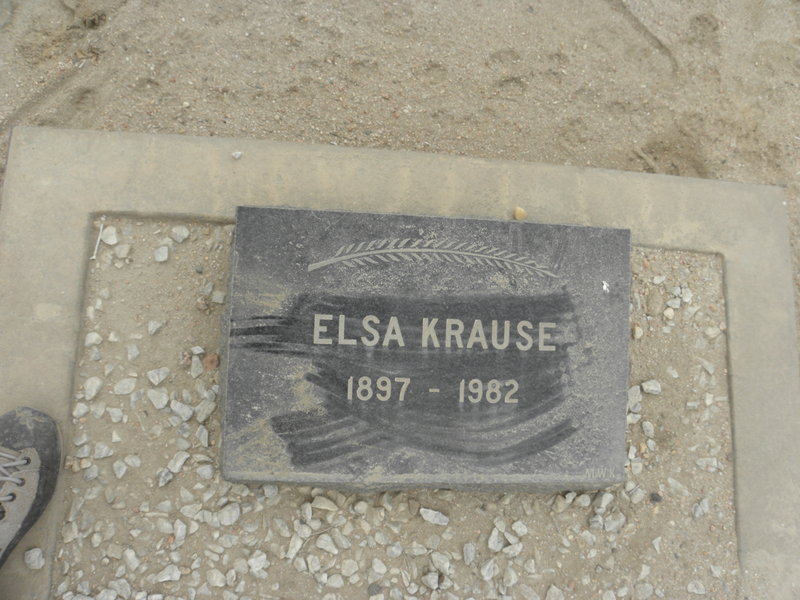 KRAUSE Elsa 1897-1982