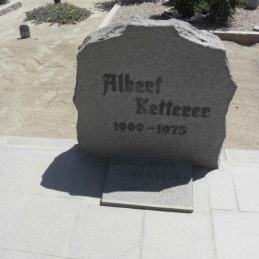 KETTERER Albert 1900-1975 &amp; Margarete -1985