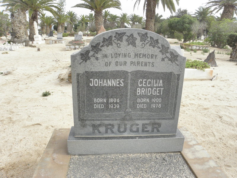 KRUGER Johannes 1894-1939 &amp; Cecilia Bridget 1900-1978