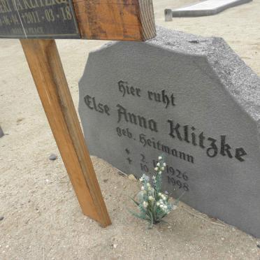 KLITZKE Adabert PA 1920-2011 &amp; Else Anna HEITMANN 1926-1998
