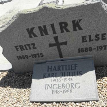 KNIRK Fritz 1889-1975 &amp; Else 1888-1976 :: HARTLIEF Karl Julius 1906-1983 &amp; Ingeborg 1918-1988