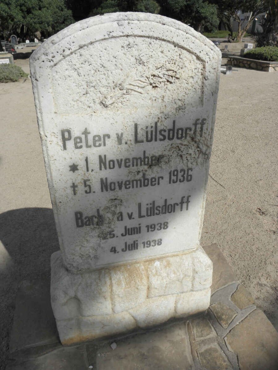 LÜLSDORFF Peter, v. ?-1936 &amp; :: v. LÜLSDORFF Barbara 1938-1938