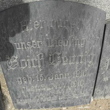 LENNIG Erich 1910-1910