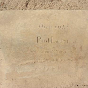 LAUER Rud. 1879-1902