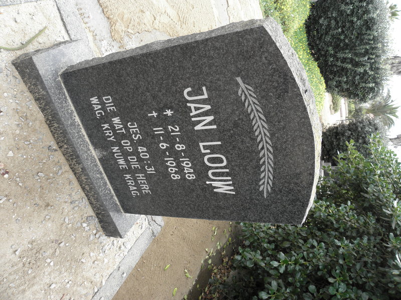 LOUW Jan 1948-1968