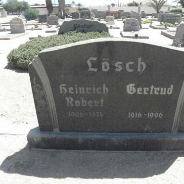 LÖSCH Heinrich Robert 1906-1974 &amp; Gertrud 1916-1996