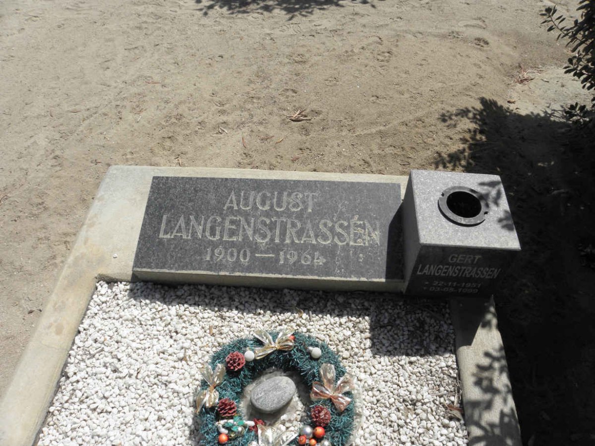 LANGENSTRASSEN August 1900-1964 :: LANGENSTRASSEN Gert 1951-1999