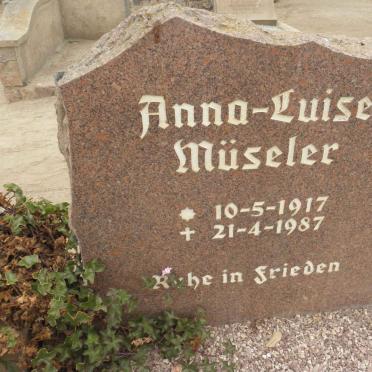 MÜSELER Anna-Luise 1917-1987