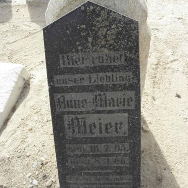 MEIER Anne Marie 1905-1906