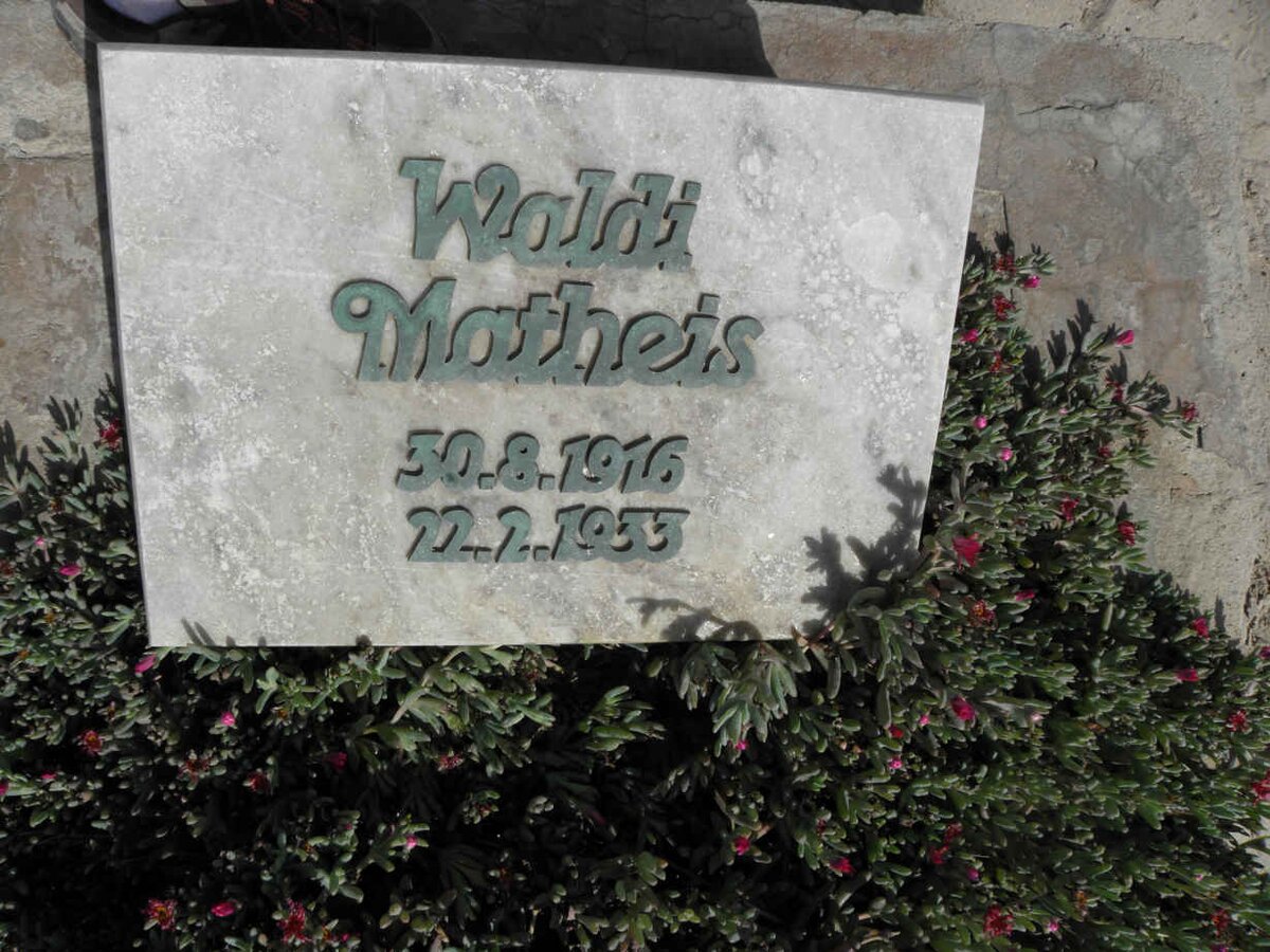 MATHEIS Waldi 1916-1933