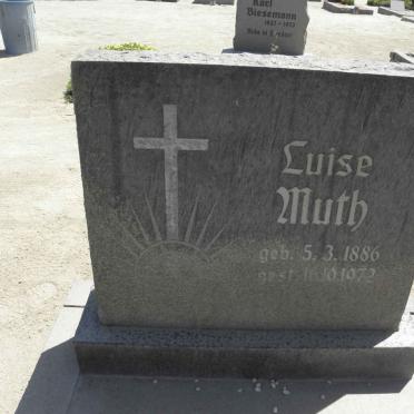 MUTH Luise 1886-1972