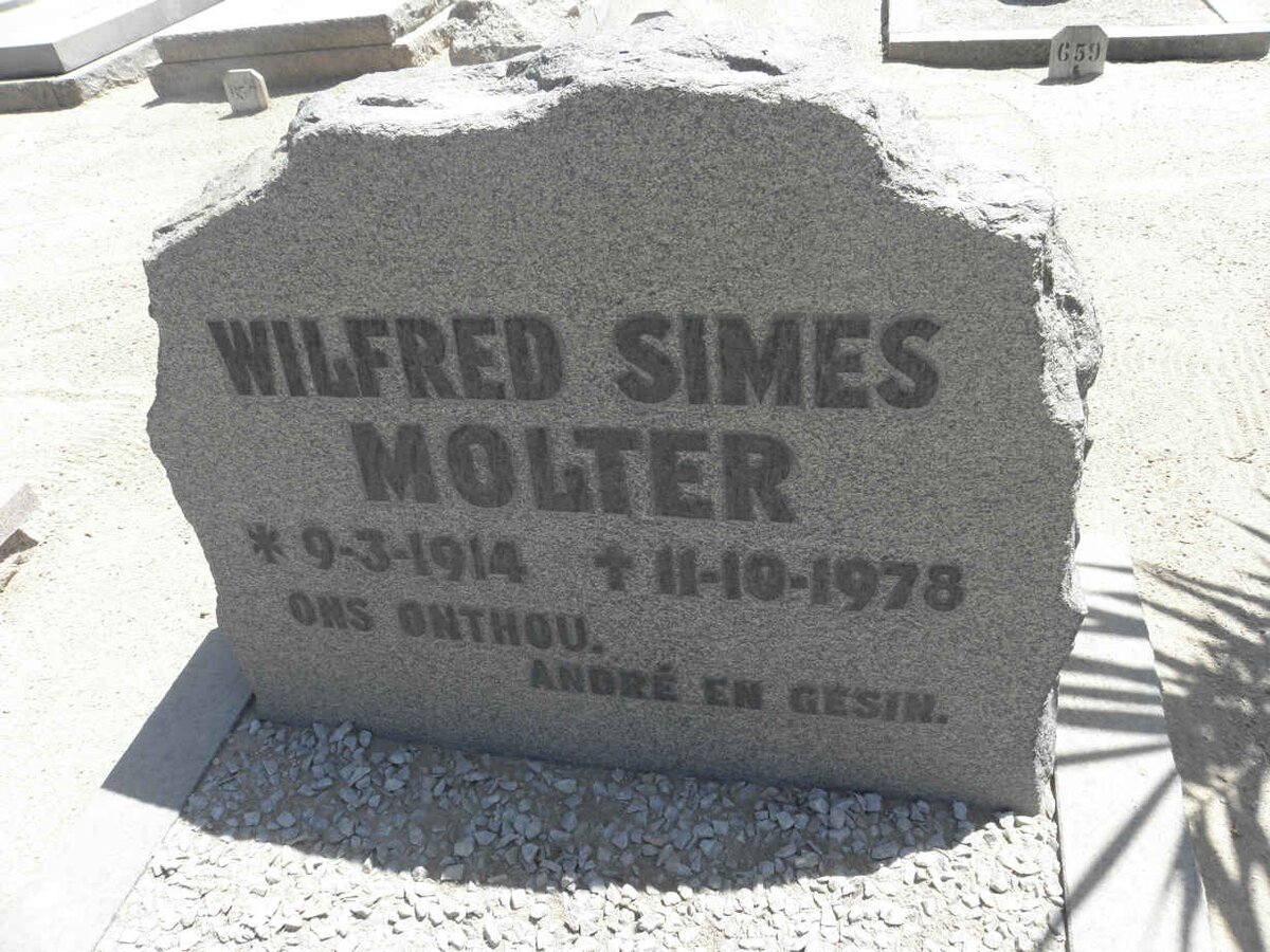 MOLTER Wilfred Simes 1914-1978