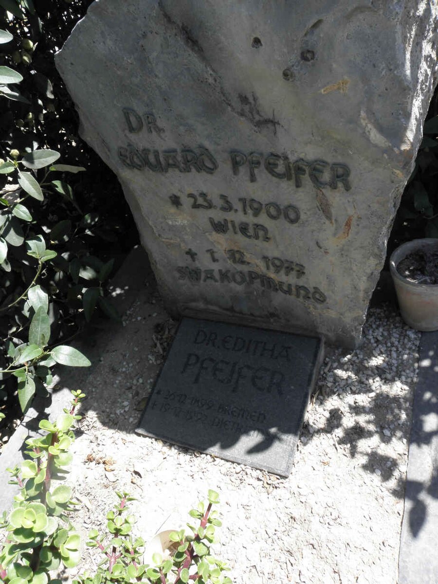 PFEIFER Eduard 1900-1977 &amp; Editha 1899-1992