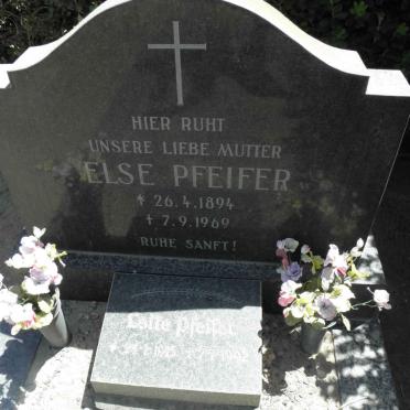 PFEIFER Else 1894-1969 :: PFEIFER Lotte 1915-1992