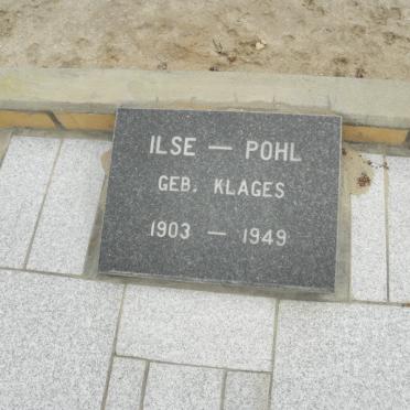 POHL Ilse nee KLAGES 1903-1949