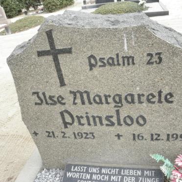 PRINSLOO Ilse Margarete 1923-1991