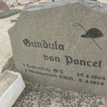 PONCET Gundula, von 1908-1989