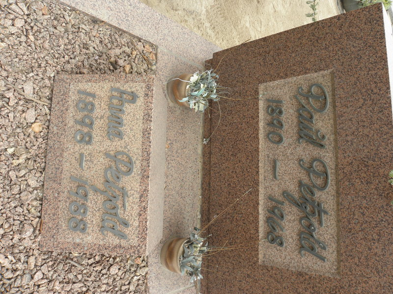 PETZOLD Paul 1890-1968 &amp; Anna 1898-1988