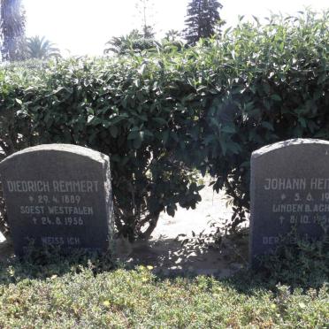 REMMERT Diedrich 1889-1956 :: HEITZER Johann 1911-1956