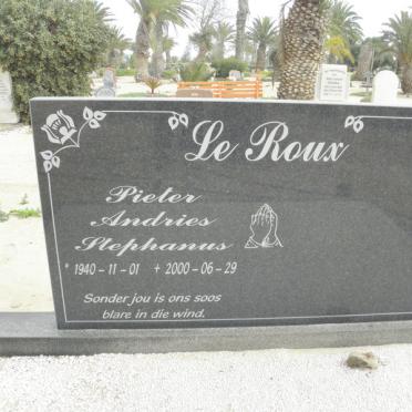 ROUX Pieter Andries Stephanus, le 1940-2000
