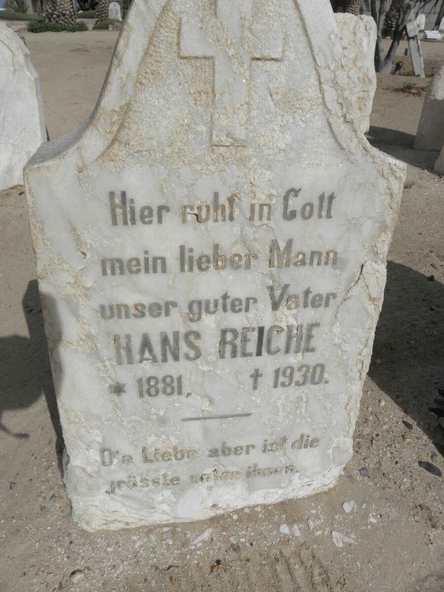 REICHE Hans 1881-1930