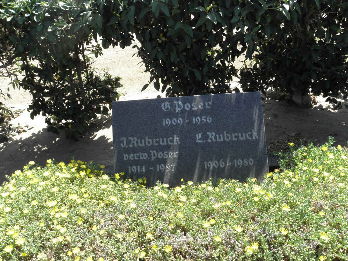 RUBRUCK L. 1906-1980 &amp; J. POSER 1914-1987 :: POSER G. 1909-1956