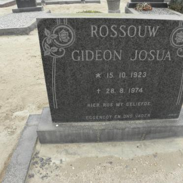 ROSSOUW Gideon Josua 1923-1974