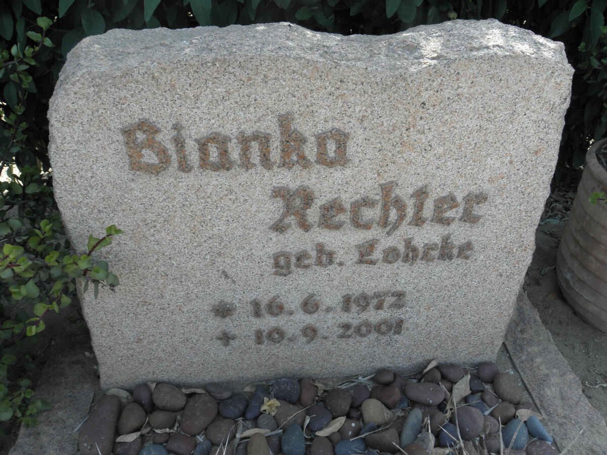 RECHTER Bianka nee LOHCKE 1972-2001