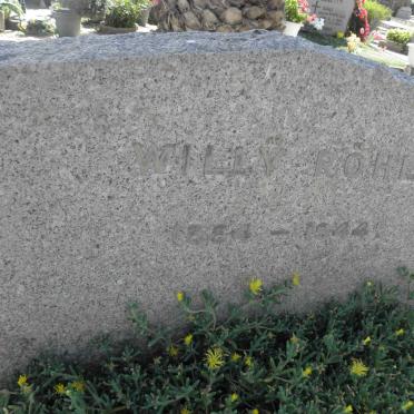 RÖHL Willy 1884-1944