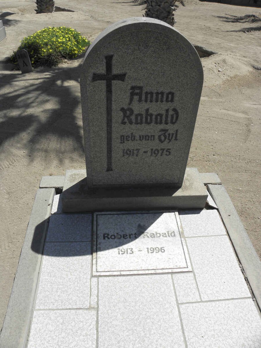 RABALD Robert 1913-1996 &amp; Anna van ZYL 1917-1975