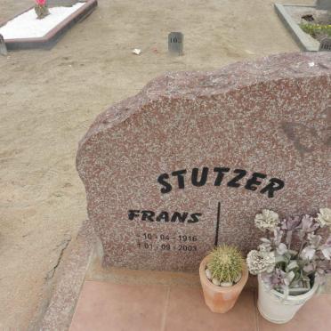 STUTZER Frans 1916-2003