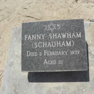 SHAWHAM Fanny aka SCHAUHAM-1939