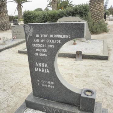 SNYMAN Anna Maria 1926-1988