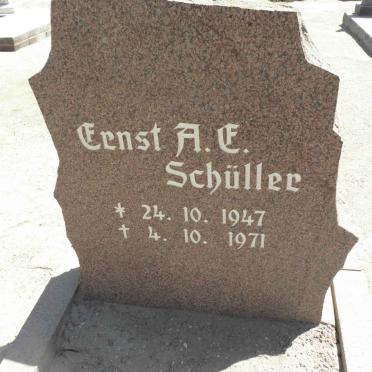 SCHÜLLER Ernst A.E. 1947-1971