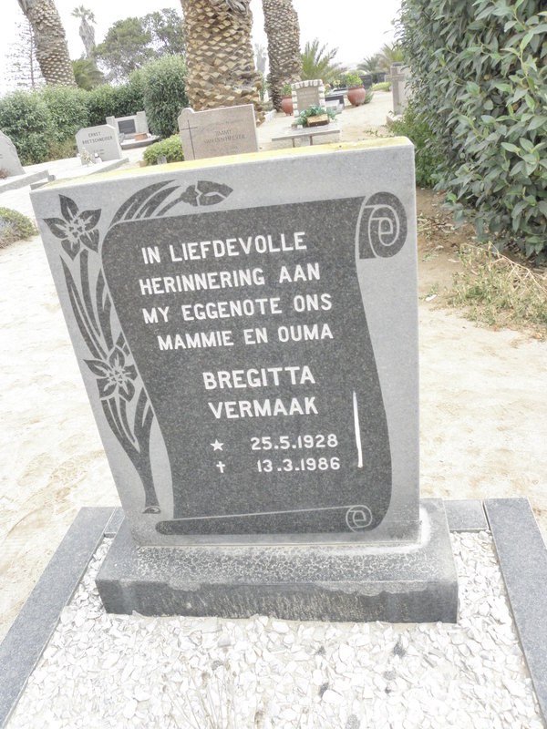 VERMAAK Bregitta 1928-1986