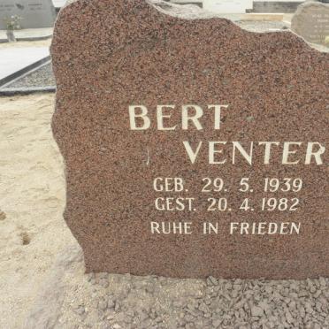 VENTER Bert 1939-1982