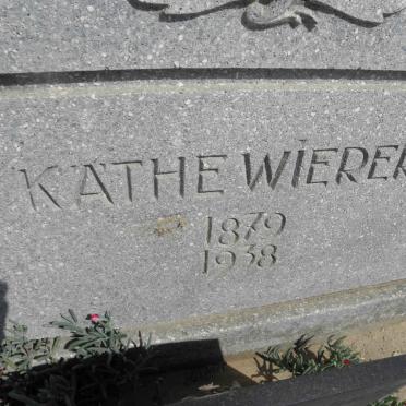 WIERER Kathe 1879-1938