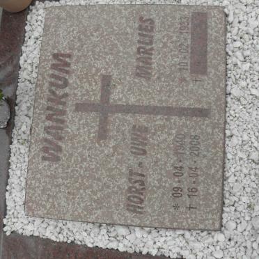 WANKUM Horst-Uwe 1940-2008 &amp; Marlies 1933-