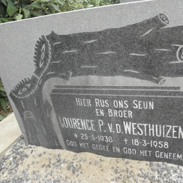 WESTHUIZEN Lourence P., v.d. 1938-1958