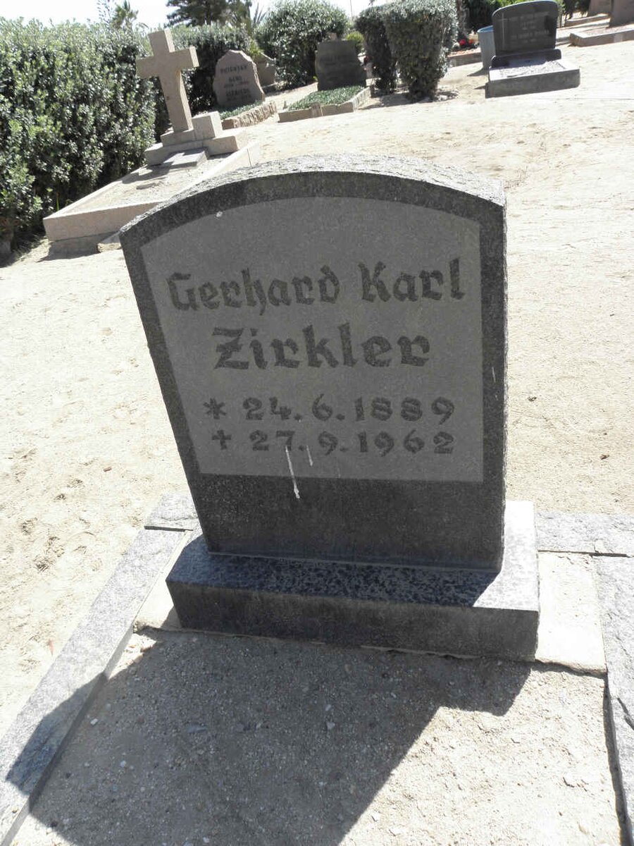 ZIRKLER Gerhard Karl 1889-1962