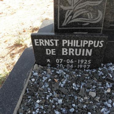 BRUIN Ernst Philippus, de 1925-1997