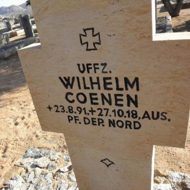 COENEN Wilhelm 1891-1918