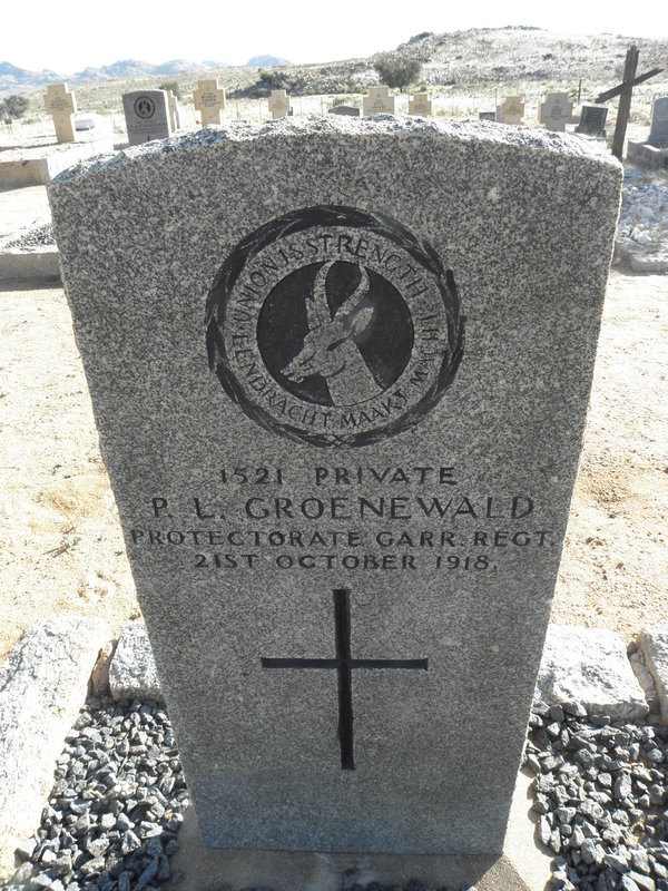 GROENEWALD P.L. -1918