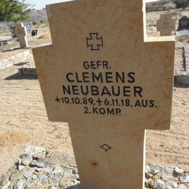 NEUBAUER Clemens 1889-1918